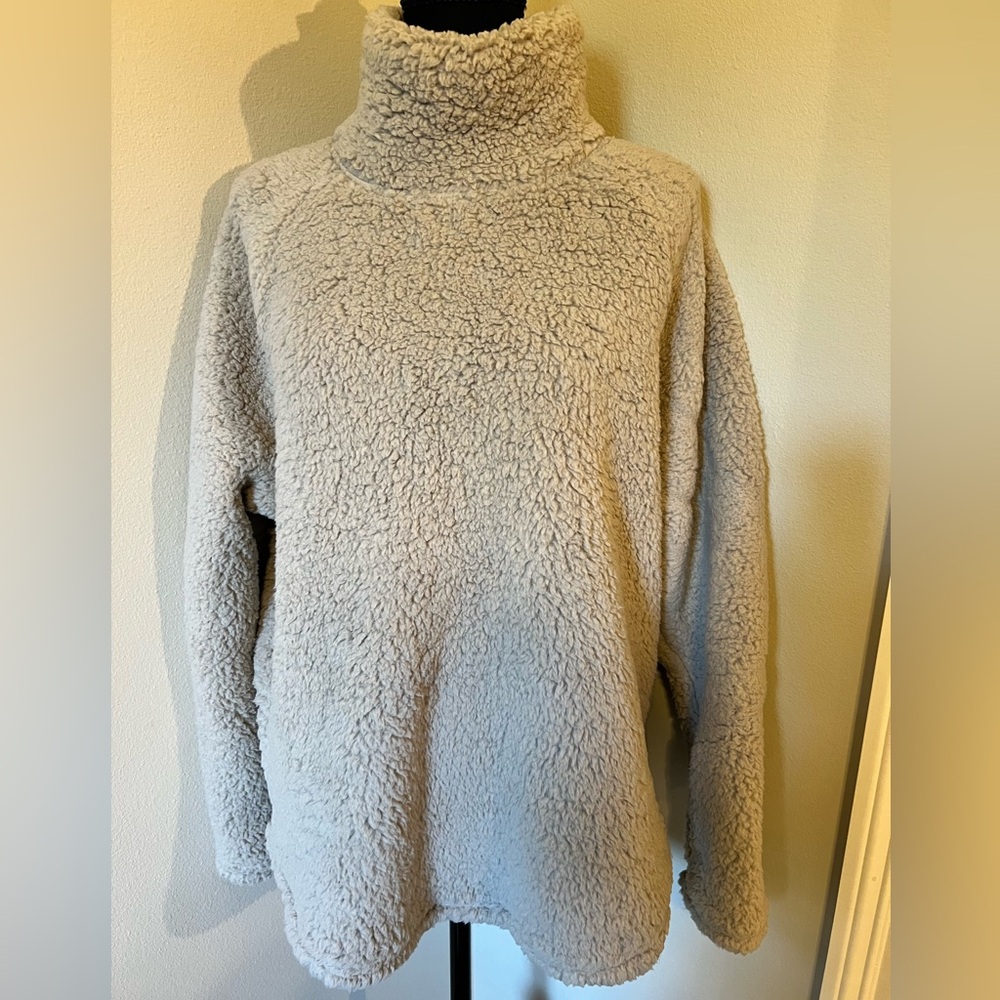 32 Degrees Double Side Plush Sherpa Mock Neck-New
